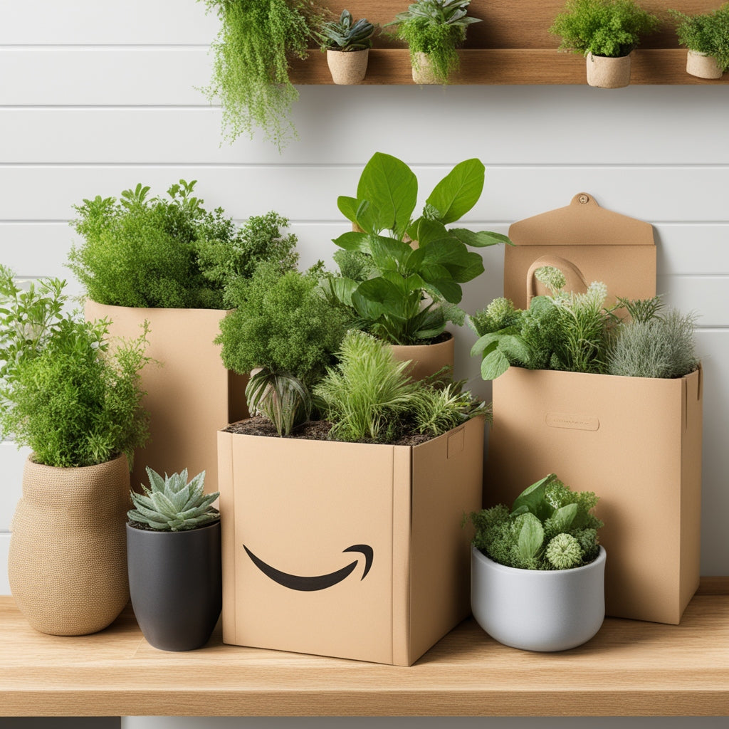 A UK-based online seller reviewing home and garden marketplace platforms on a laptop, looking beyond Amazon.